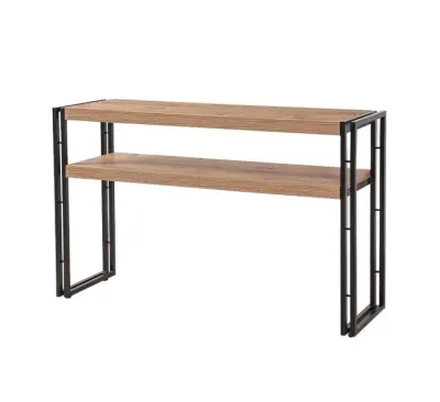 Comoda COSMO DRESUAR, pin atlantic + negru, 140x35x80 cm