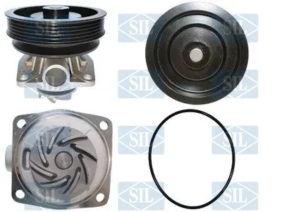 Pompa apa cu garnitura potrivit FIAT PALIO, PUNTO, SIENA, TEMPRA, TIPO; LANCIA DEDRA, DELTA II 1.4 1.6 04.90-12.09