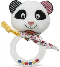 Plus zornaitor pentru copii Amek Toys - Panda, 15 cm