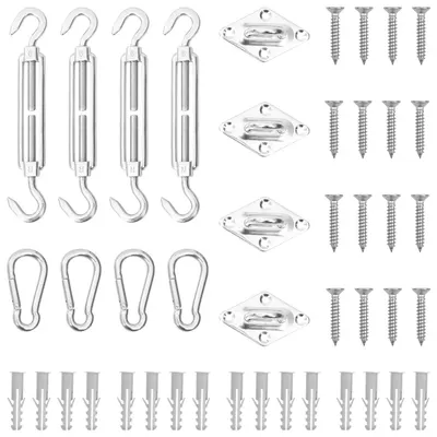 Gossi set accesorii parasolar din otel inoxidabil, 12 piese