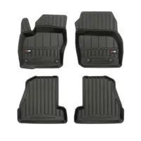 Covor podea FROGUM TPE, 4 buc. proLine 3D, fata spate, set, culoare neagra, potrivit FORD FOCUS III 07.10-02.20