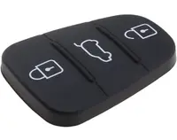 Membrana Cauciuc Butoane Cheie Auto 3 Butoane – Compatibila Hyundai i10, i20, i30, ix35, ix45, Elantra, Tucson, Santa Fe, Veloster, Solaris – Piesa de Schimb pentru Telecomanda