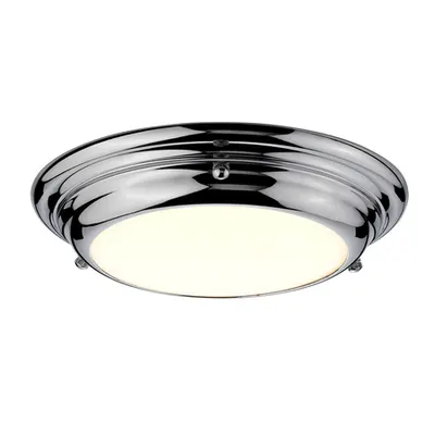 Corp de iluminat decorativ pentru exterior, Welland 1 Light Mini LED Flush Light – Polished Chrome