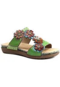 Papuci dama W2020 3 - Verde