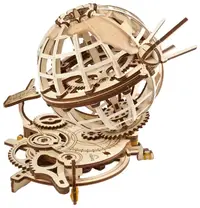 Puzzle 3D din lemn Ugears din 184 piese - Glob