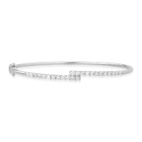 Bratara din aur alb cu diamante de 1ct