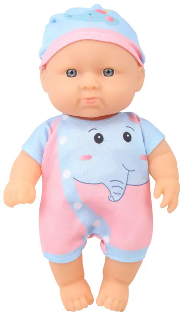 Păpuşă Moni Toys - În haine de elefant, 20 cm
