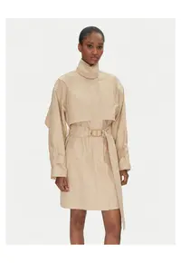 Trench dama bej -
