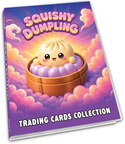 Squishy Dumpling Trading Cards Binder Starter Pack