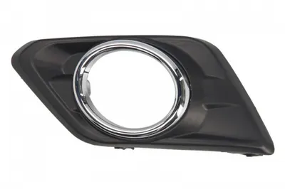 Panou fata fata Stanga (cu orificii lampa ceata, plastic, crom negru) potrivit NISSAN X-TRAIL III 04.14- 12.13-09.17