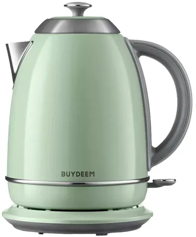 Fierbător electric BUYDEEM - Kettle K640, 2400 W, 1.7 l, Cozy Greenish