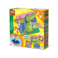 Set creativ - Invat sa decupez si sa lipesc, animale