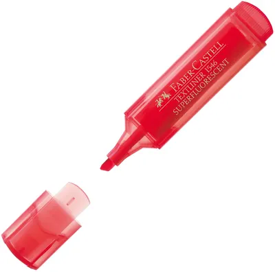Text marker Faber-Castell 1546 - Rosu neon