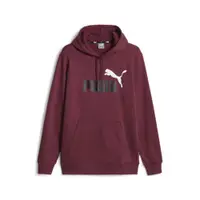 Essentials+ Two-Tone Big Logo Hoodie Herren PUMA Dark Jasper Red