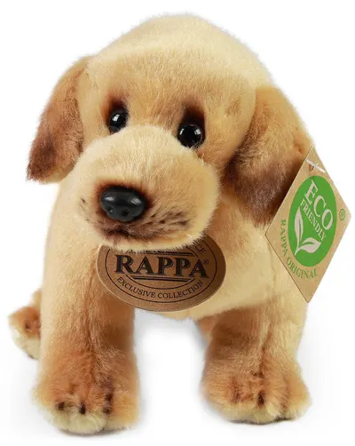 Jucărie de pluș Rappa Eco Friends - Câine labrador, 20 cm