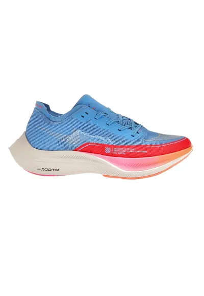 Pantofi alergare dama ZoomX Vaporfly Next% 2 SS 2024 - Rosu/Albastru deschis