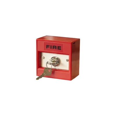 Buton de incendiu conventional cu cheie Hochiki CDX CCP-KS, 2 pozitii, IP24D, ABS rosu