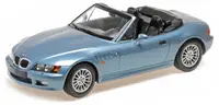 Model de colecție MINICHAMPS Modern: Mașini - BMW Z3 Roadster, 1997, Light Blue Metallic