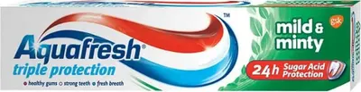 Aquafresh Triple Protection Pastă de dinţi Mild &amp; Minty, 100 ml