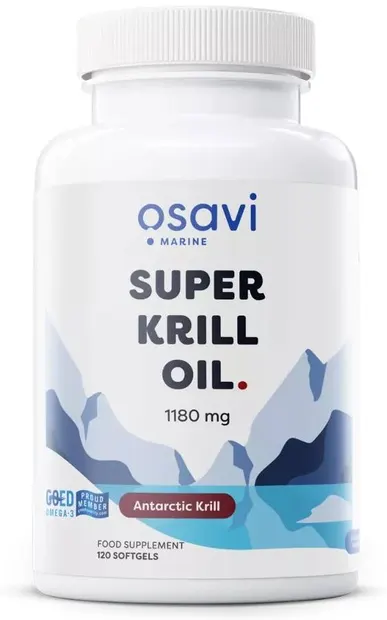 Super Krill Oil, 1180 mg, 120 capsule gel, Osavi