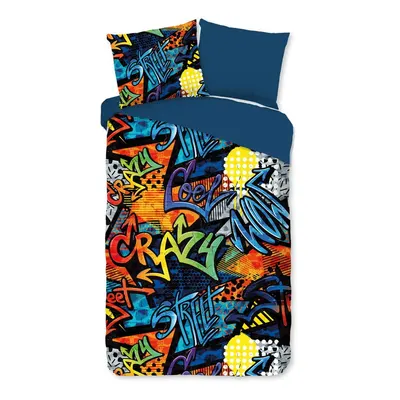 Lenjerie de pat pentru copii din microfibră pentru pat de o persoană, extinsă 140x220 cm Jeff – Good Morning