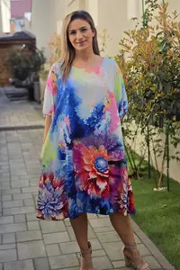 Rochie Vascoza Colorata