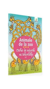Carte de colorat cu activități. Animale de la Zoo (3-5 ani) - Paperback - ***