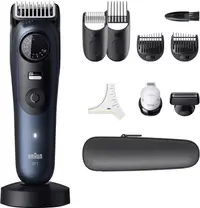 Aparat de tuns barba Braun - BT7540, Black/Blue