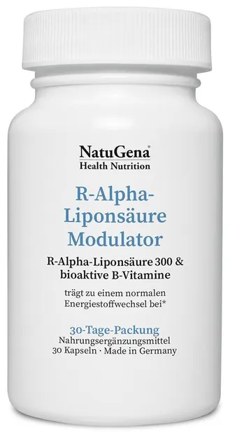 R-Alpha-Liponsäure Modulator, 30 capsule, NatuGena