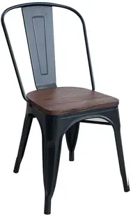Scaun Horecano - Antique, negru mat