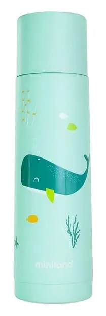 Termos cu înveliș moale Miniland - Ocean, 500 ml, balenă