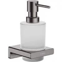 Dozator sapun lichid culoare negru periat Hansgrohe AddStoris 41745340