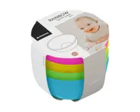 Set 4 boluri pentru copii KikkaBoo Raimbow, fara BPA, capacitate 300 ml