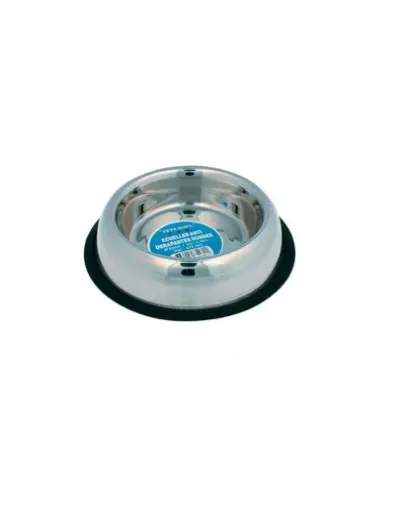 ZOLUX Bol inox cu baza de cauciuc 15 cm
