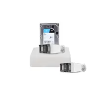 Sistem supraveghere exterior cu HDD 1 TB HikVision, 2 camere, 2 MP, IR/lumina alba 60 m, 2.8 mm, microfon