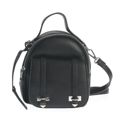 Rucsac mini negru cu bretele detasabile