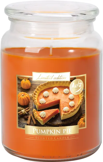 Lumânare parfumată Bispol Premium - Pumpkin Pie, 500 g