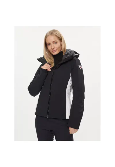 Geaca ski dama - 303413460 - Poliamida/Elastan - Negru - Negru