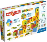 Cuburi magnetice Geomag - Matematica, 61 piese