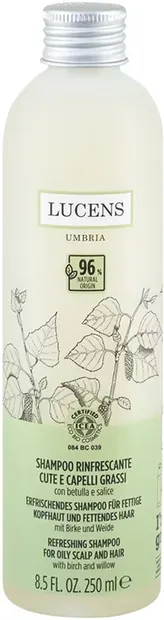 Lucens Șampon revigorant pentru păr și scalp gras, 250 ml