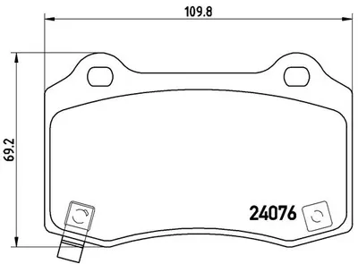 Set Placute Frana Spate Potrivit Cadillac Cts; Chevrolet Camaro; Chrysler 300c; Dodge Challenger, Charger, Magnum; Jeep Grand Cherokee Iii, Grand Cherokee Iv 2.0-Electric 09.04