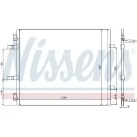 Condensator, climatizare NISSENS 940201