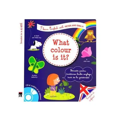 I learn English with Peter and Emily! What color is it! - Paperback brosat - Larousse