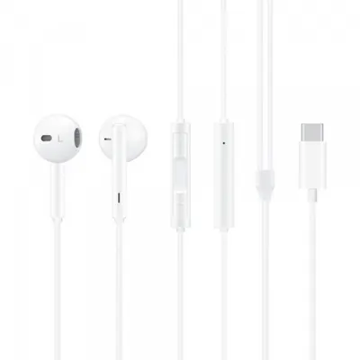 Handsfree USB-C Huawei CM33, Alb