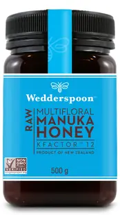 Miere de Manuka KFactor 12 Raw, 500g, Wedderspoon