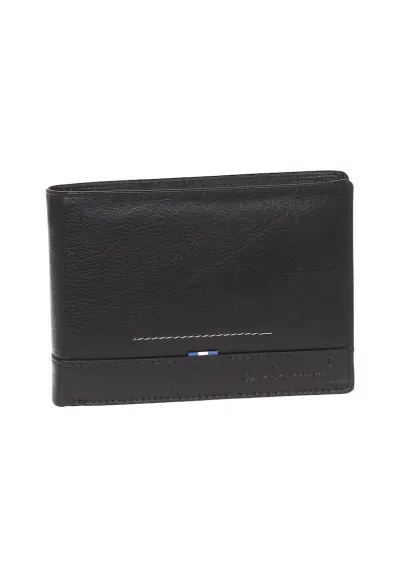 Portofel - Barbati - Piele Naturala - RFID Secure - MN 111 - Negru