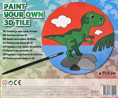 Set creativ - Pictura pe ipsos 3D - Dino