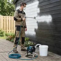 vidaXL Pulverizator de vopsea fără aer Verde și Negru Oțel și Plastic