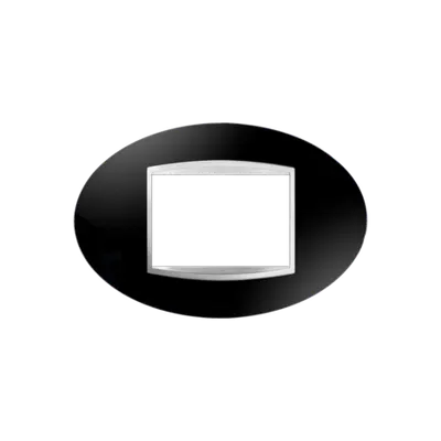 Placa ornament Chorus ART- tehnopolimer- 2 module- TONER BLACK - CHORUS
