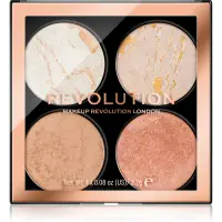 Revolution Cheek Kit paletă de farduri pentru obraji culoare Take a Breather 4x2.2 g